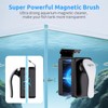SEAOURA Magnetic Aquarium Glass Cleaner，Algae Scraper for Aquarium Fish Tank，