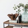 Creative Co-Op Metal Organic Shaped Planter, Oxidized Copper