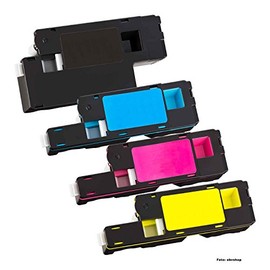 OBV NL Series 4X Compatible Toner for Dell E525W E525 Replaces 93-BBLN / H3M8P / 593-BBLL / VR3NV / 593-BBLZ / WN8M9 / 593-BBLV / MWR7R Black Cyan Magenta Yellow