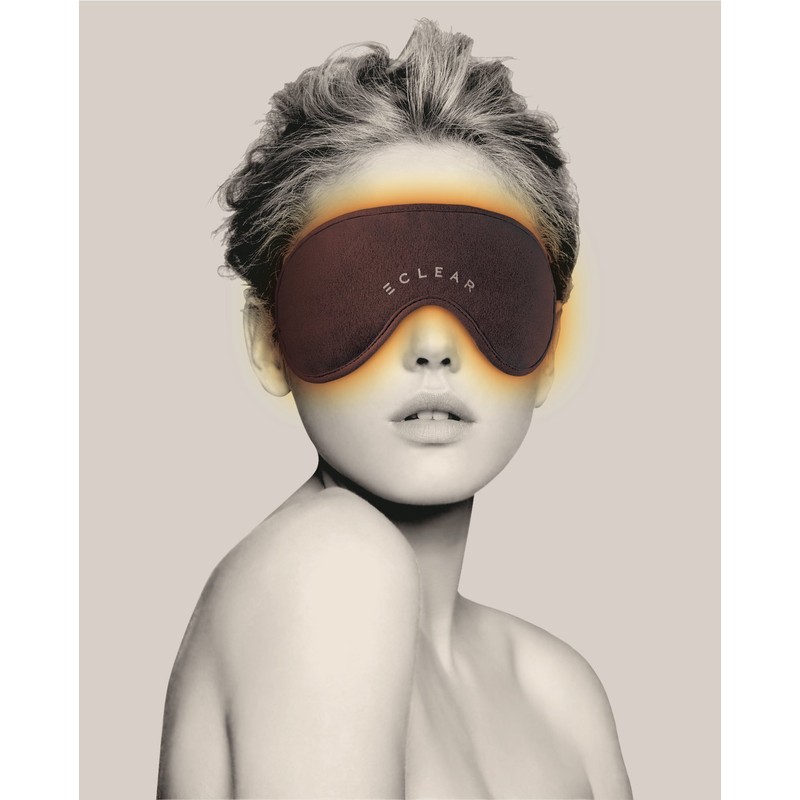 ELECOM 温熱治療用アイマスク エクリアアイマスク ブラウン