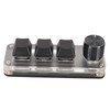 USB Mini 3 Key Keypad with Knob DIY Programmable Type