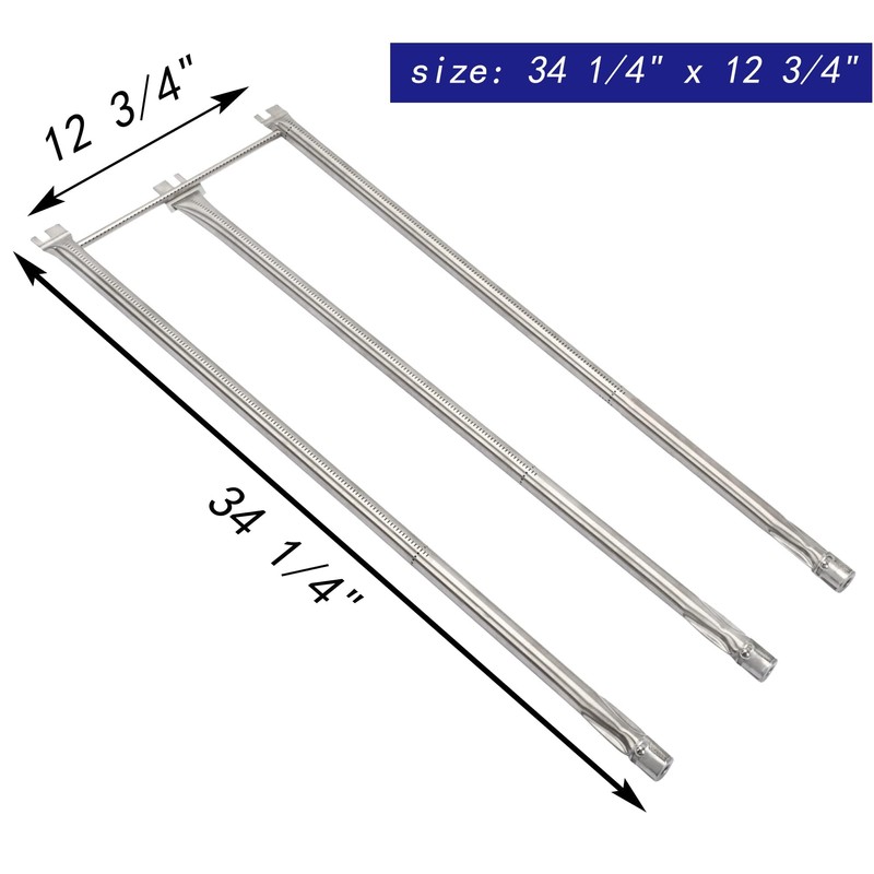 Leship 24.5" Flavorizer Bars & 34" Burner Tube Set Replace
