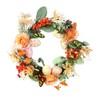 Easter Egg Garland Wreath Natural Rattan Artificial Wreath Easter Decoration