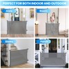 SPACEANY Retractable Safety Baby Gate or Mesh Dog Gate,Durable Portable