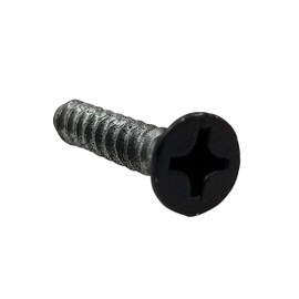 Hinge Outlet Black Commercial Hinge Screws 12 X 1-1/4 Inches for Door Hinges - 24 Pack