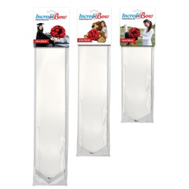 MasterBow IncrediBow Jumbo Flat Pull Bow, 20-Inch, White Lacquer