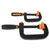 2Pcs C Clamp 2 Inch 3 Inch Adjustable Quick Release