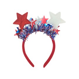 CHUN-YAN 4th of July Accessories - Red White and Blue Accessories for 4th of July Party Supplies - USA Headband for Patriotic Party