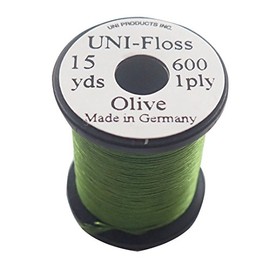 ティムコ(TIEMCO) UNI 15yds. スーパーフロス オリーブ