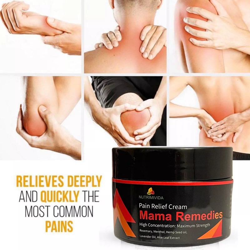Nutrimivida Mama Remedies Pain Relieve Crea. Crema relaja,desinflama,sana y Alivia