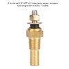 Chazcool Universal Brass Electrical Sender, Coolant Temperature Sensor, Water Temp