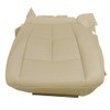 Mievlyo Driver Side Bottom Perforated Leather Seat Cover Tan Compatible