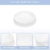 sourcing map 24Pcs 60mm/2.36" Circular Soffit Air Vents, Plastic Soffit