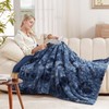 Westinghouse Electric Throw Blanket, Faux Fur Heated Blanket with 6