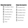 Compatible for Withings Smartwatch Bands, Lamshaw 18mm, 20mm Stretch Elastics