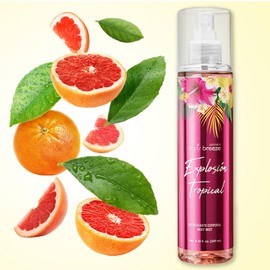 Zermat Explosion Tropical, Body Mist for Women -Formulated with glycerin to help preserving skin hydration. 8.35 Fl. Oz.