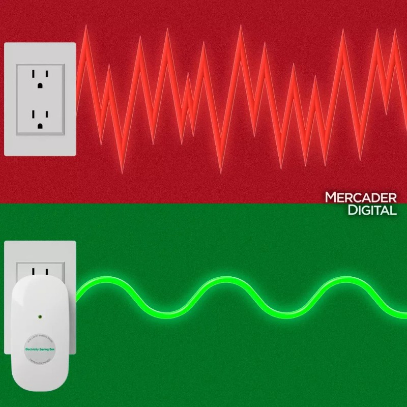 Mercader Digital 10 Pzs Ahorrador Energía Electricidad Capacitor Ahorra Luz