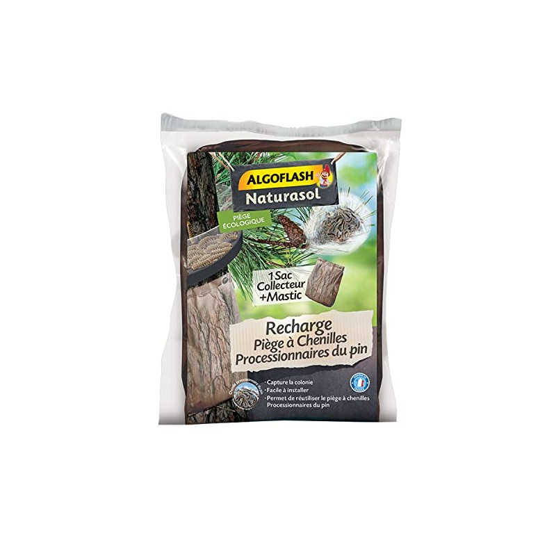 ALGOFLASH NATURASOL Refill Pack Caterpillar Trap Pine Process Tran