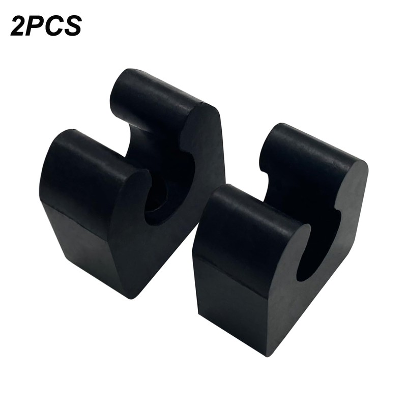 Fudatong 2 PCS Deer Bumper Guard Mounting Bracket Rubber Clamp/Holder
