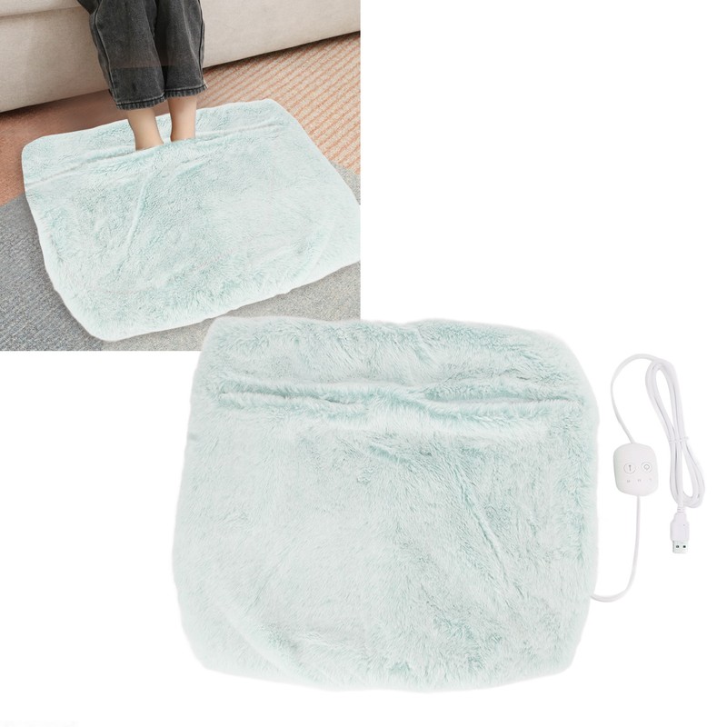 Double Sided Electric Foot Warmer Washable USB Electric Heated Foot
