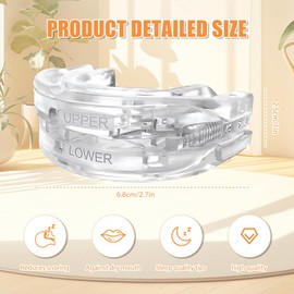 Schnarchschiene, Schnarchstopper, Anti Schnarch, Schnarchfrei pro für Männer und Frauen (B)