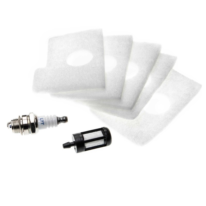 vhbw Air Filter, Fuel Filter, Spark Plug Compatible with Stihl