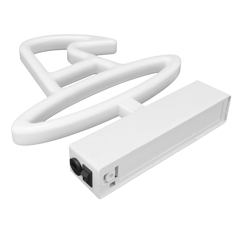 Neon Light Plastic Witch Hat Shape USB Battery Powered RGB