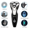 Phisco RMS8112- ChestPro Men's Electric Razor - Waterproof, Rechargeable, 3-Head