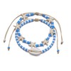 MXUHUI Boho Turtle Starfish Layered Shell Anklet Set Star Beads