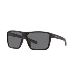 Native Eyewear Men's Wells XL Sunglasses, Matte Black/Grey Polarized, 64 mm