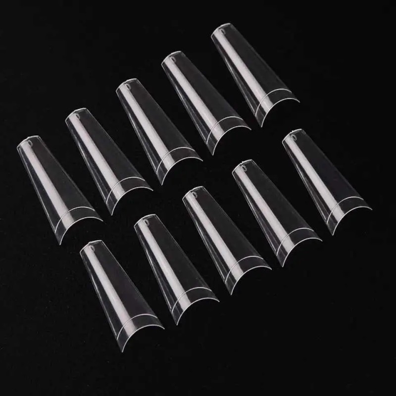 Tip Coffin Corto 500 Piezas Uñas Acrilicas Resistente