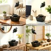 Tissting Tabletop Water Fountain Floating Teapot Indoor Waterfall Feature