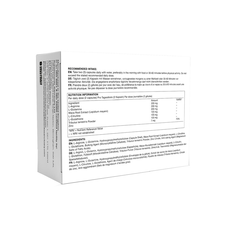 TESTONAX Men’s Vitality Complex – Advanced Botanical & Amino Acid