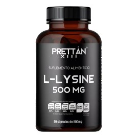 L- Lisina Prettan Suplemento Inmunologico 500mg 90 Caps Sin Sabor                                                                                     