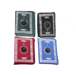 Islamic Gifts 123 Portable Travel Prayer [48 Pack] Praying Rug Mat Bulk Namaz Carpet Islamic Muslim Musallah Foldable Waterproof Salah Slalat Gift Ramadan Eid