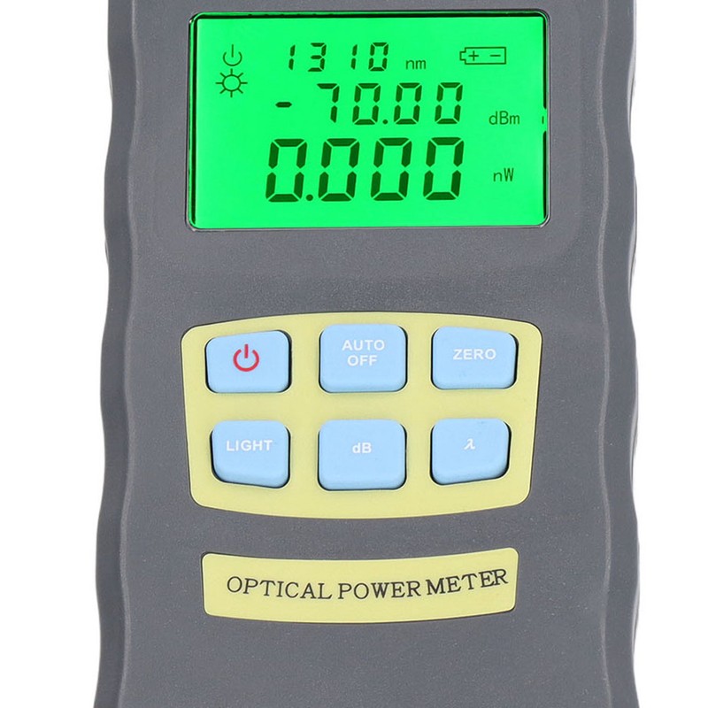 Optical Power Meter Accurate 2.5mm Interface Optical Fiber Power Meter