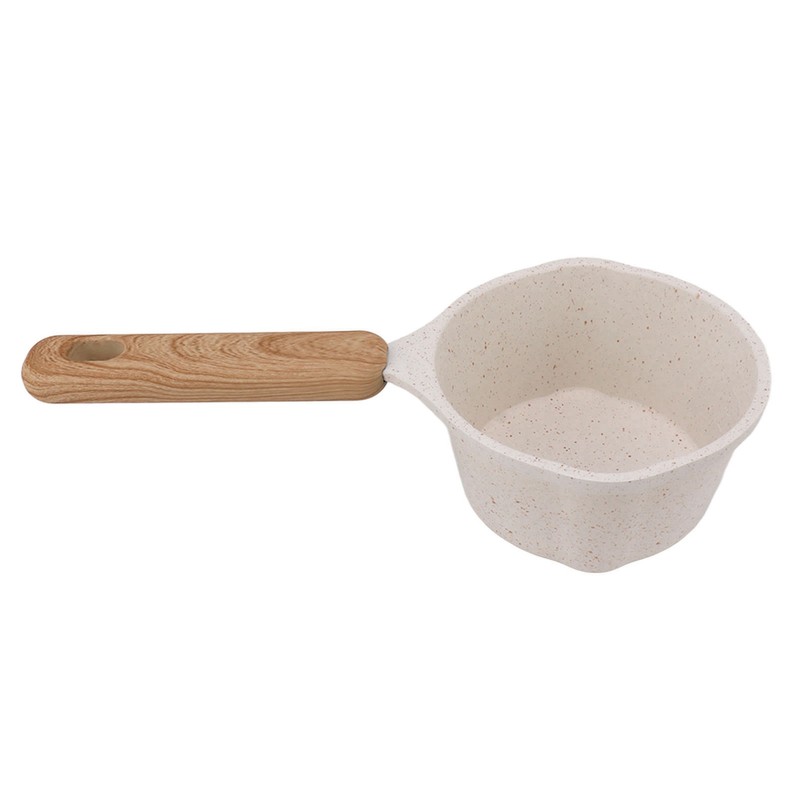 Nonstick Small Pot Small White Sauce Pan Flat Bottom Milk