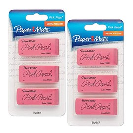 Pink Pearl Erasers, Large, 3 Count (70501) - 2 Pack