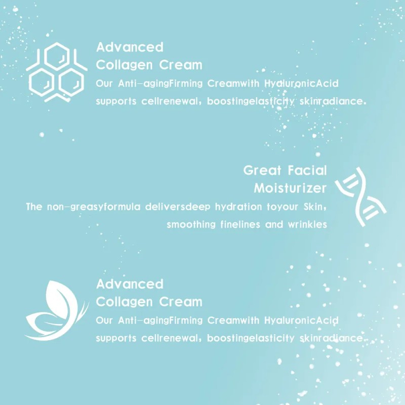 Crema Facial Antiarrugas Reafirmante De Colágeno Que Hidrata Día/noche
