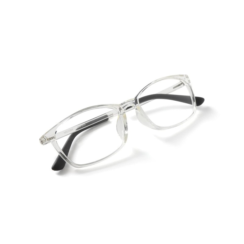 [MOOM] リーディンググラス シニアグラス 老眼鏡 透明 透明フレーム 度数 読書用 メンズ 男性