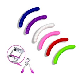 MERRYHAPY 100pcs Mixed Color Eyelash Curler Refill Pads Hot Curler Accessories for Women Lady Female
