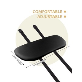TOROKOM Soft Sponge Hanging Arm Rest for Massage Table, Hanging Arm Rest Sling Board Hanging Arm Rest Shelf Armrest Support for Massage Table SPA Beauty Salon Bed(Black)