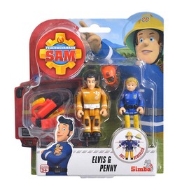 Fireman Sam Elvis & Penny Game Figures Set | Simba Toys