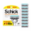 Schick Quattro Titanium Razor Blade Cartridge Refills 8 Count for