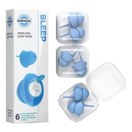 EarPeace Sleep Ear Plugs for Sleeping - Ultra Comfortable Ear Plugs for Noise Sensitivity during Sleep and Travel - Noise Reduction 30 dB - Ear Plugs in Medium Size