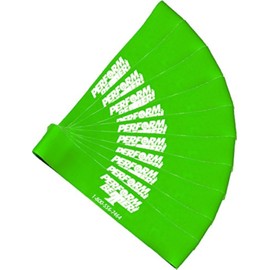 Perform Better Mini Exercise Bands 10 PCS Green Medium Resistance 9" x 2"