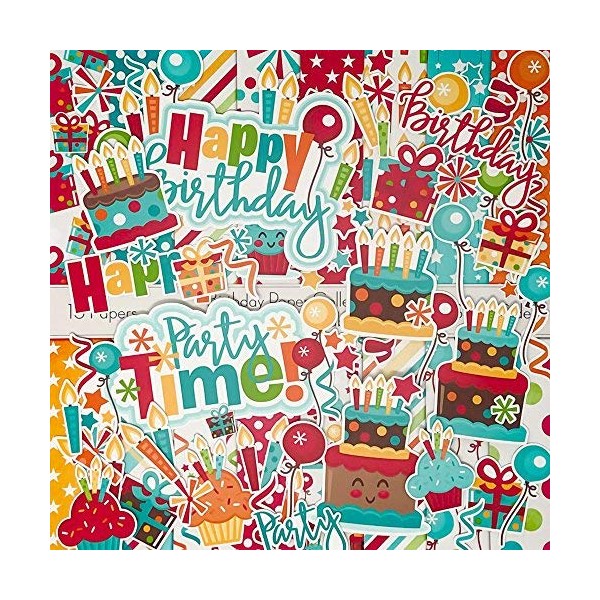 Die Cuts & Paper Set - Birthday - by Miss