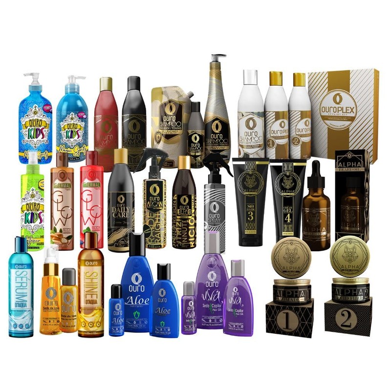 OURO Shampoo Matizador Toning para Mantenimiento de Color Castaño Oscuro