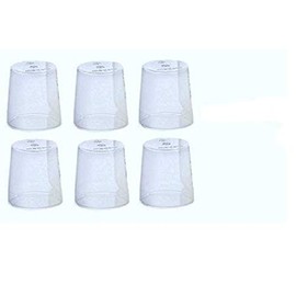 (6) Medela Clear Travel Caps/Bottle Cap/Nipple Cap/Collar Cap - Genuine for Use with Collar Ring - Medela Bottles
