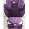 MOON-BEBE Case for Cybex Solution M, Solution Fix (Violeta)